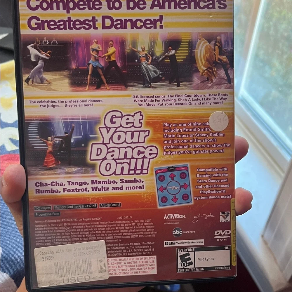 PlayStation 2 Dancing with the Stars Video Game